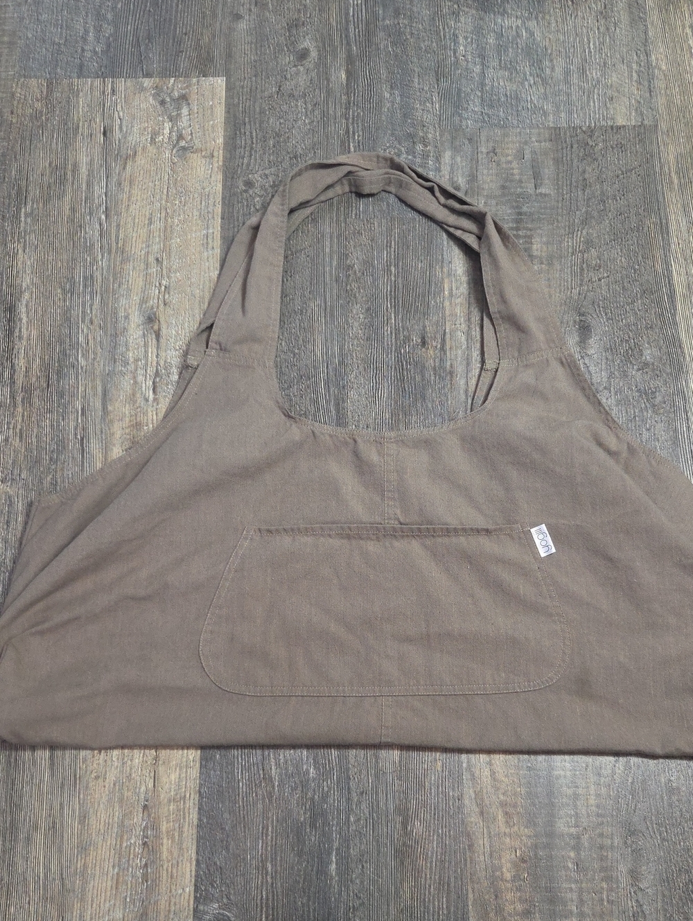 Everyday Army Green Canvas Yoga Tote with Front Pocket - Unbranded